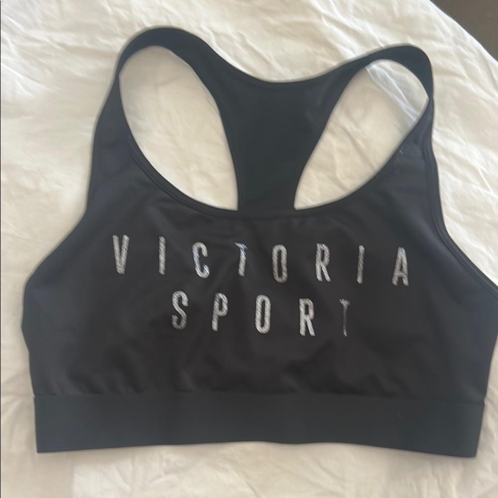 PINK Victoria's Secret Black Sports Bra for Medium Impact